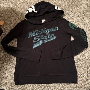 Victoria's Secret PINK Black Michigan State Hoodie